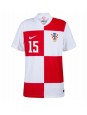 Hrvatska Mario Pasalic #15 Domaci Dres EP 2024 Kratak Rukavima